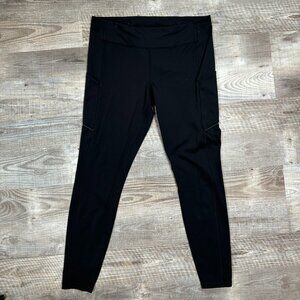 Lululemon Speed up Mid Rise Legging Pockets Black 28" size 12 Yoga Running